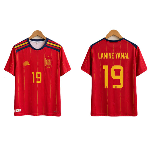 Lamine Yamal Spain 2026 World Cup Home Half Sleeve Jersey - P1918
