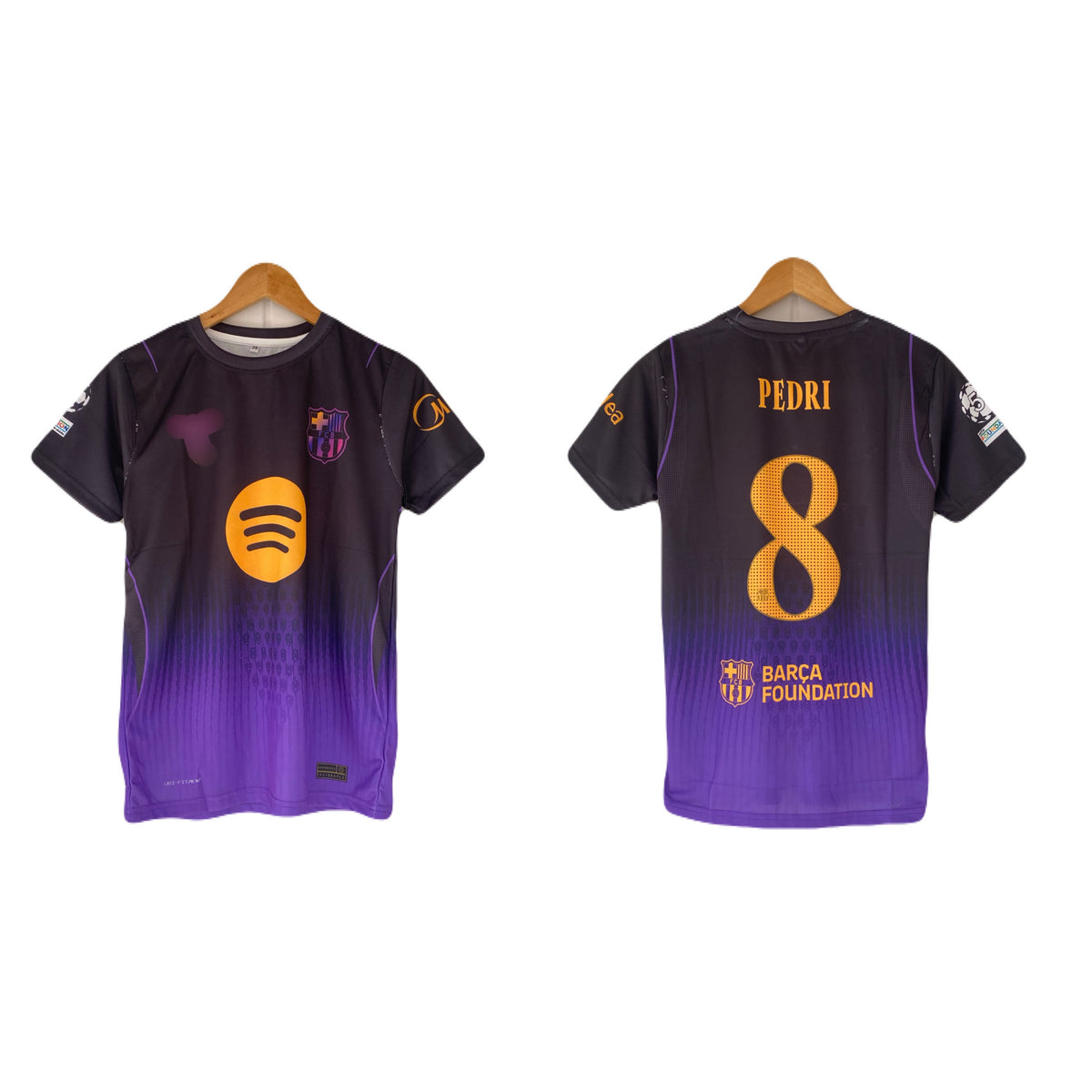 Pedri Barcelona 2026-27 Away kit Sublimation half sleeve - P2788