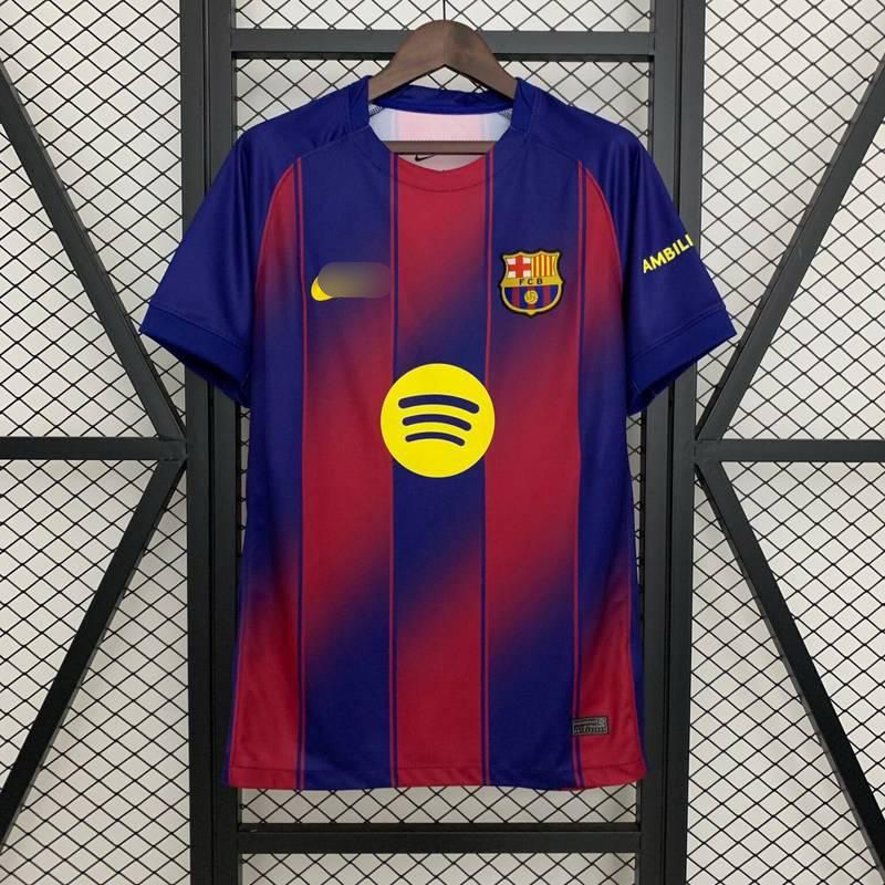 Barcelona Fan version 2025/26 home kit half sleeve -Ms retro store