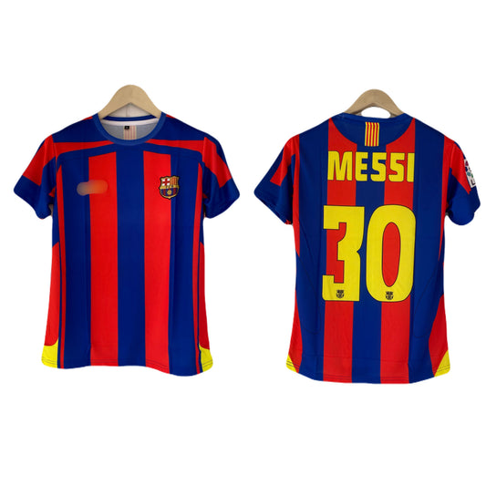 Messi barcelona Half Sleeve embroidery jersey - P2175