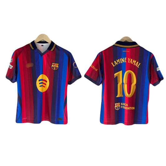Yamal Barcelona Home kit 2026/27 Five Sleeve collar Embroidery- P2482