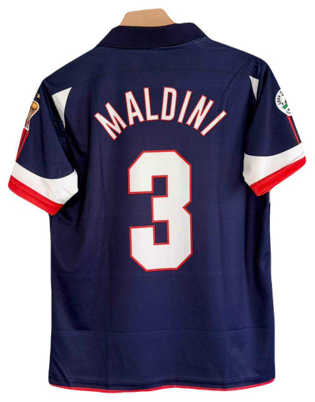 Italy 2006 maldini away jersey Half sleeve collar Embroidery -P1663 ms retro store