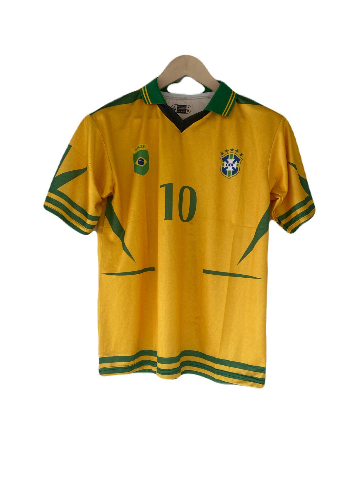 Neymar Brazil Five sleeve Collar Sublimation jersey- P2250