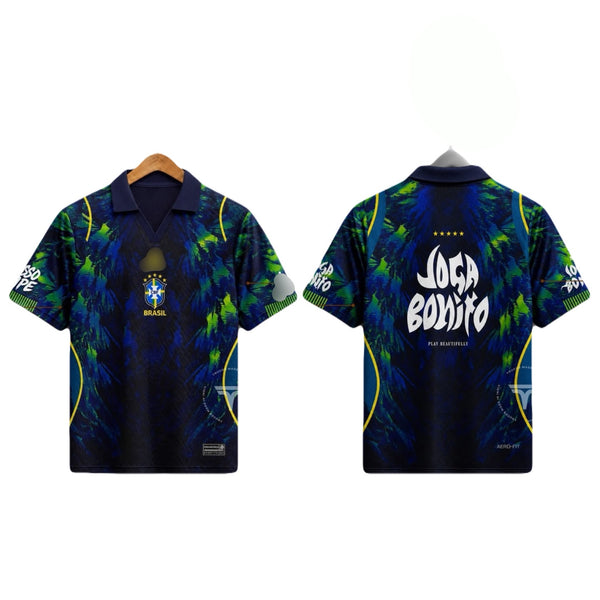 Brazil special Five sleeve Collar Sublimation jersey- P2167