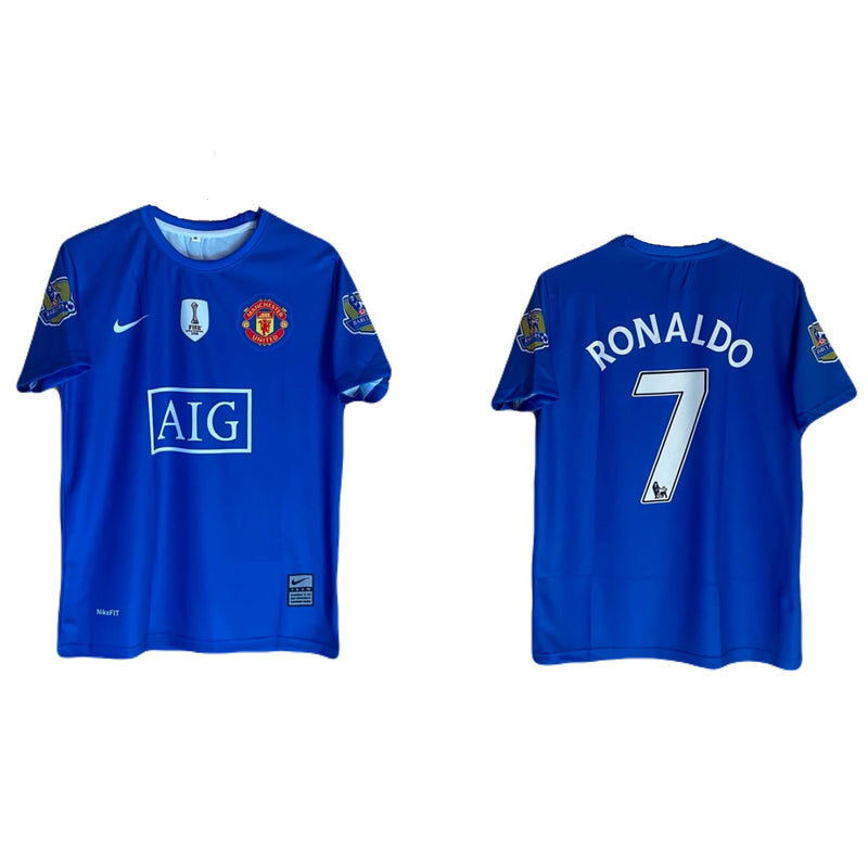 Best Retro jersey 2008/09 Manchester United Third kit Ronaldo P353 - ms retro store