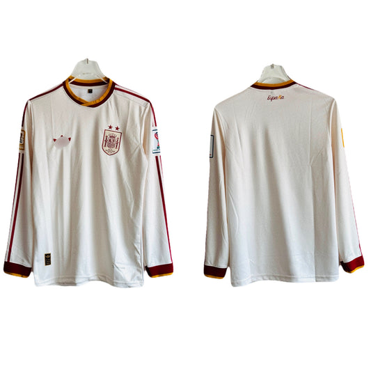 Spain 2star Away kit plain back full sleeve embroidery -P2329
