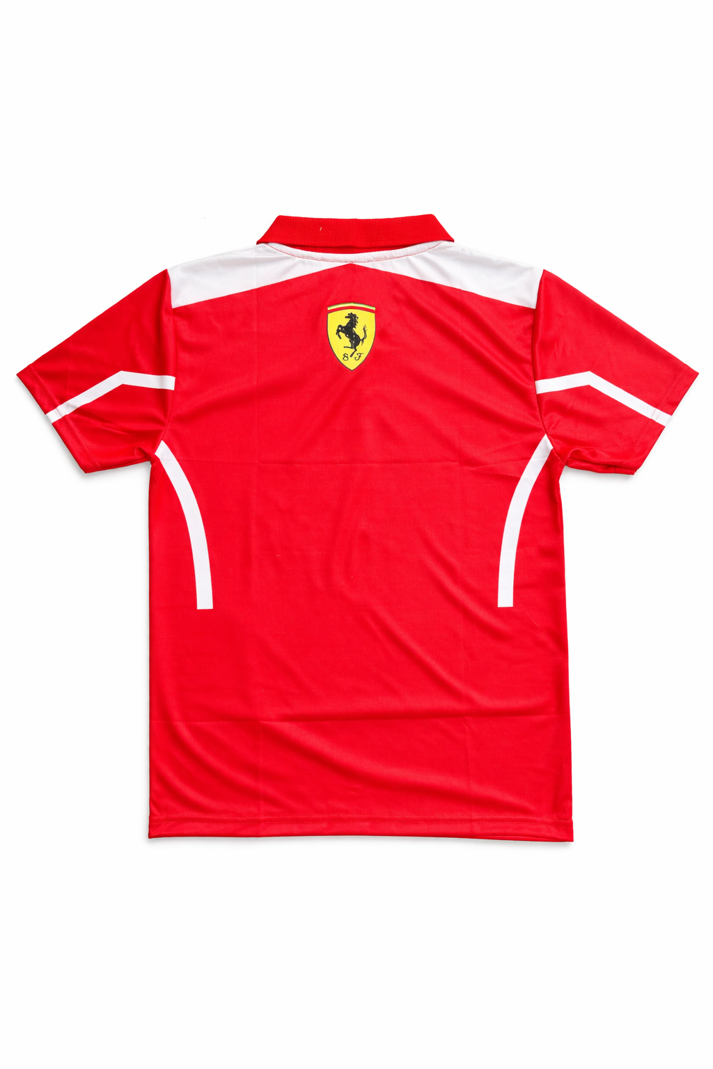Ferrari Rosso Corsa Collar Zip Sublimation - MS RETRO STORE