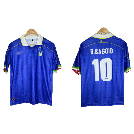 Italy 1994 Home Kit Baggio Five Sleeve - Ms Retro Store