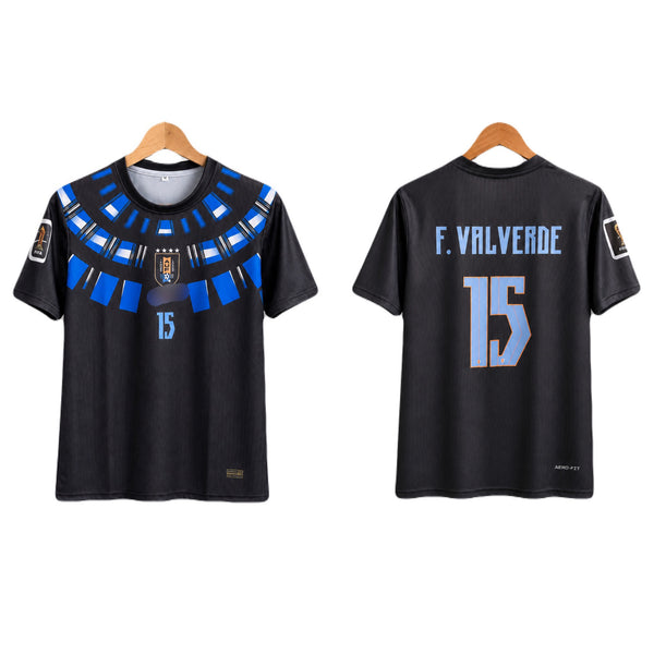 Valvarde Uruguay 2026 World Cup Away Kit Half Sleeve -