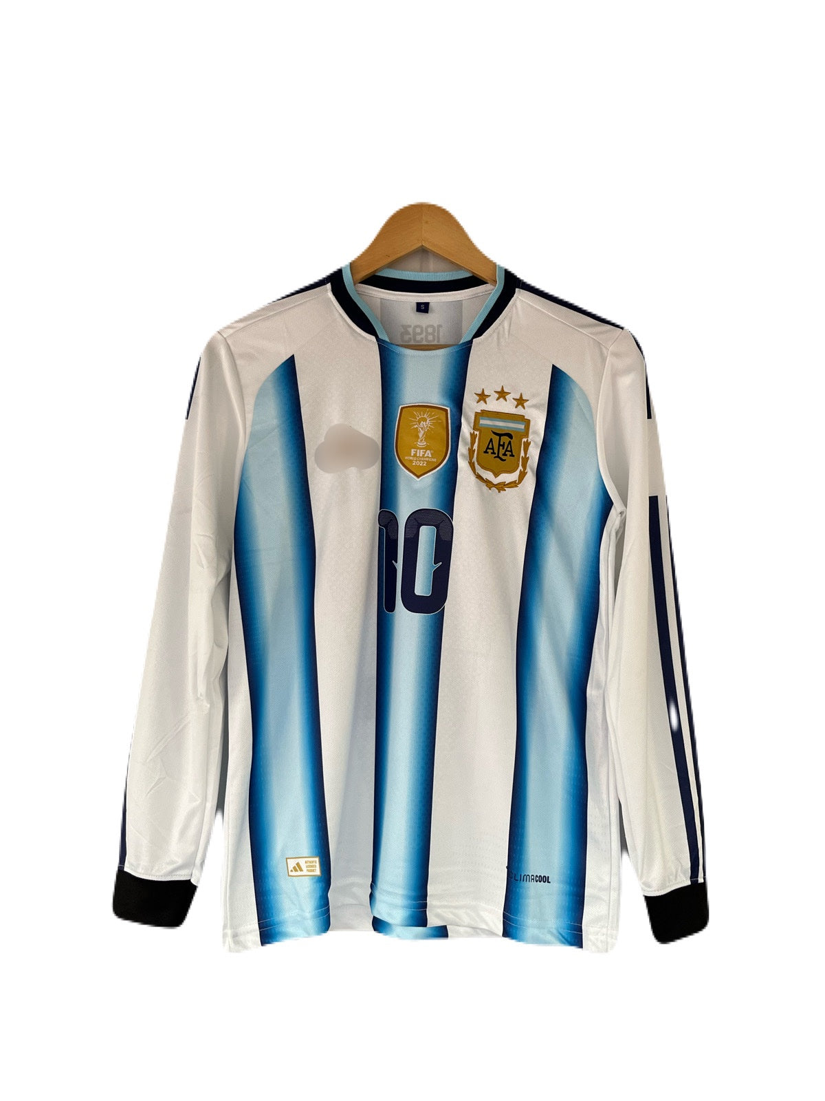 Argentina 2026 World Cup Messi home full sleeve Trio Embroidery Jersey - ms retro store