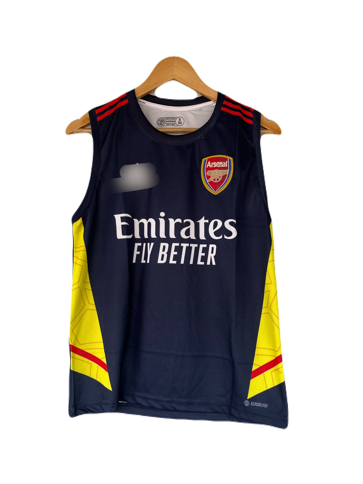Arsenal plane back sleevless bibs embroidery -  P1563 ms retro store