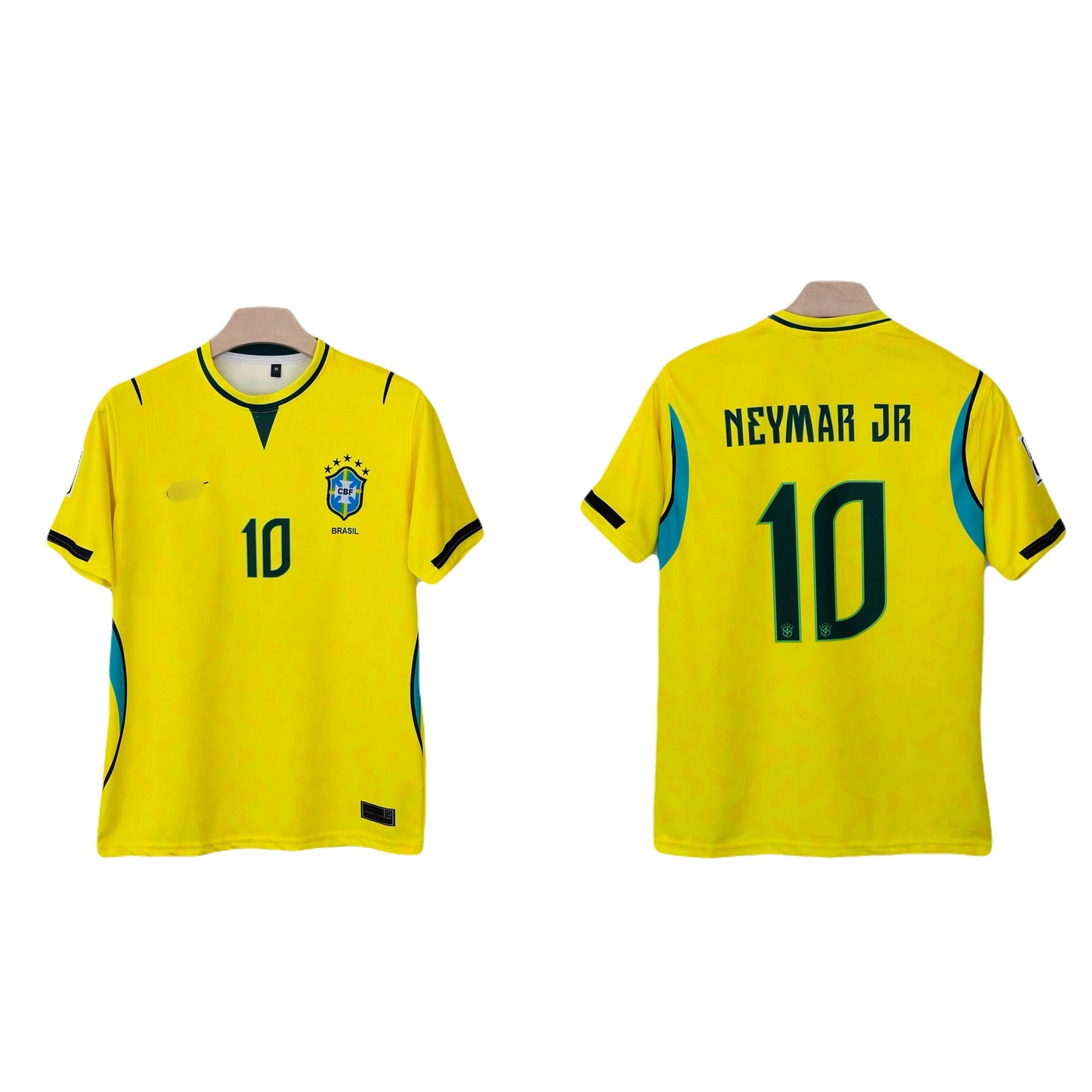 Neymar Brazil 2026 World Cup Home Half sleeve embroidery jersey - P1842