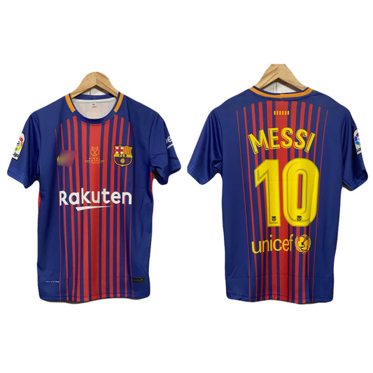 Barcelona 2018 copadelray final edition jersey messi P289 - ms retro store