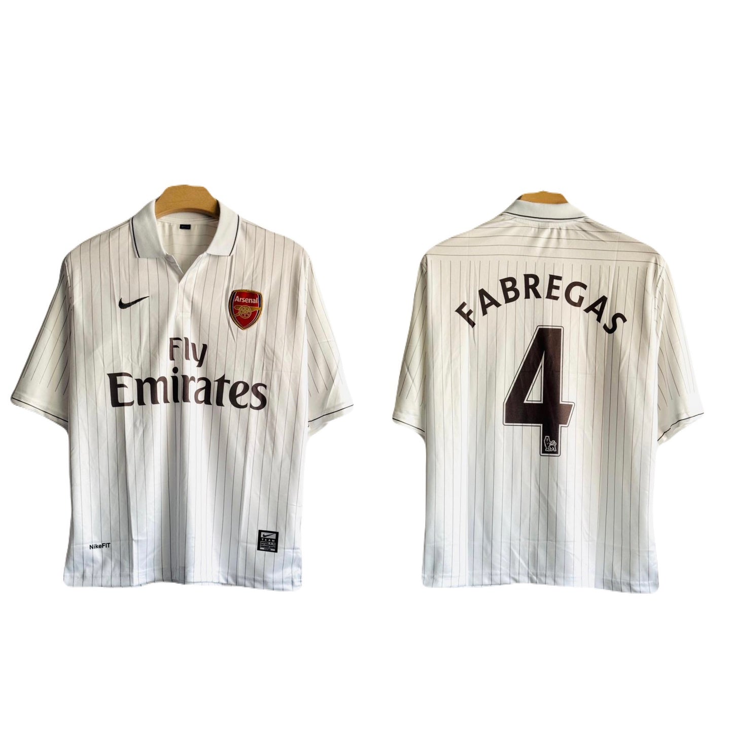 Arsenal 2009-10 Third Kit Fabregas Five Sleeve - Ms Retro Store