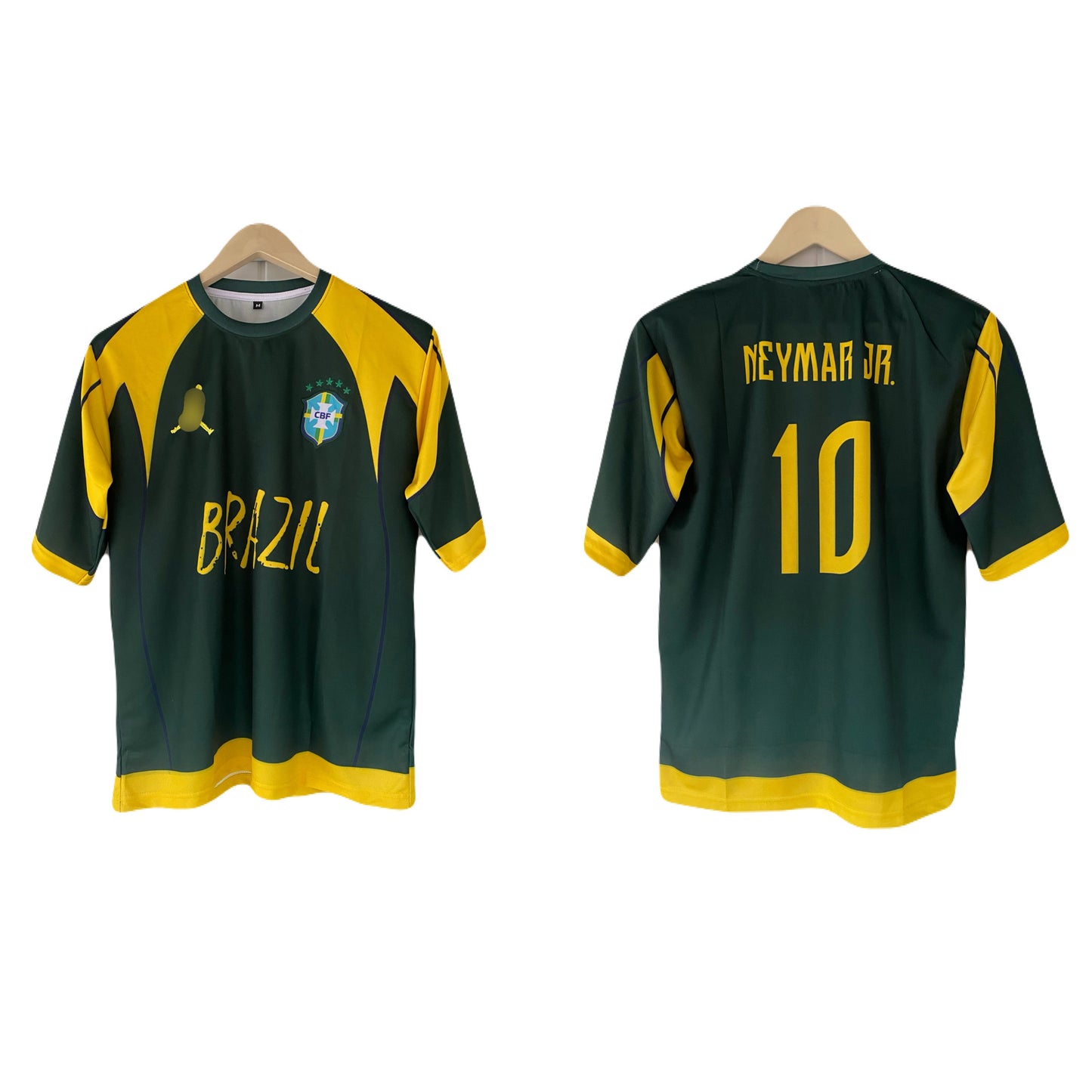 Neymar Brazil five sleeve embroidery jersey - P2270