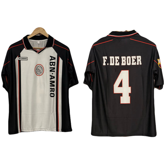 Ajax 1998-99 Away kit F.De Boer Five Sleeve - P739 Ms Retro Store