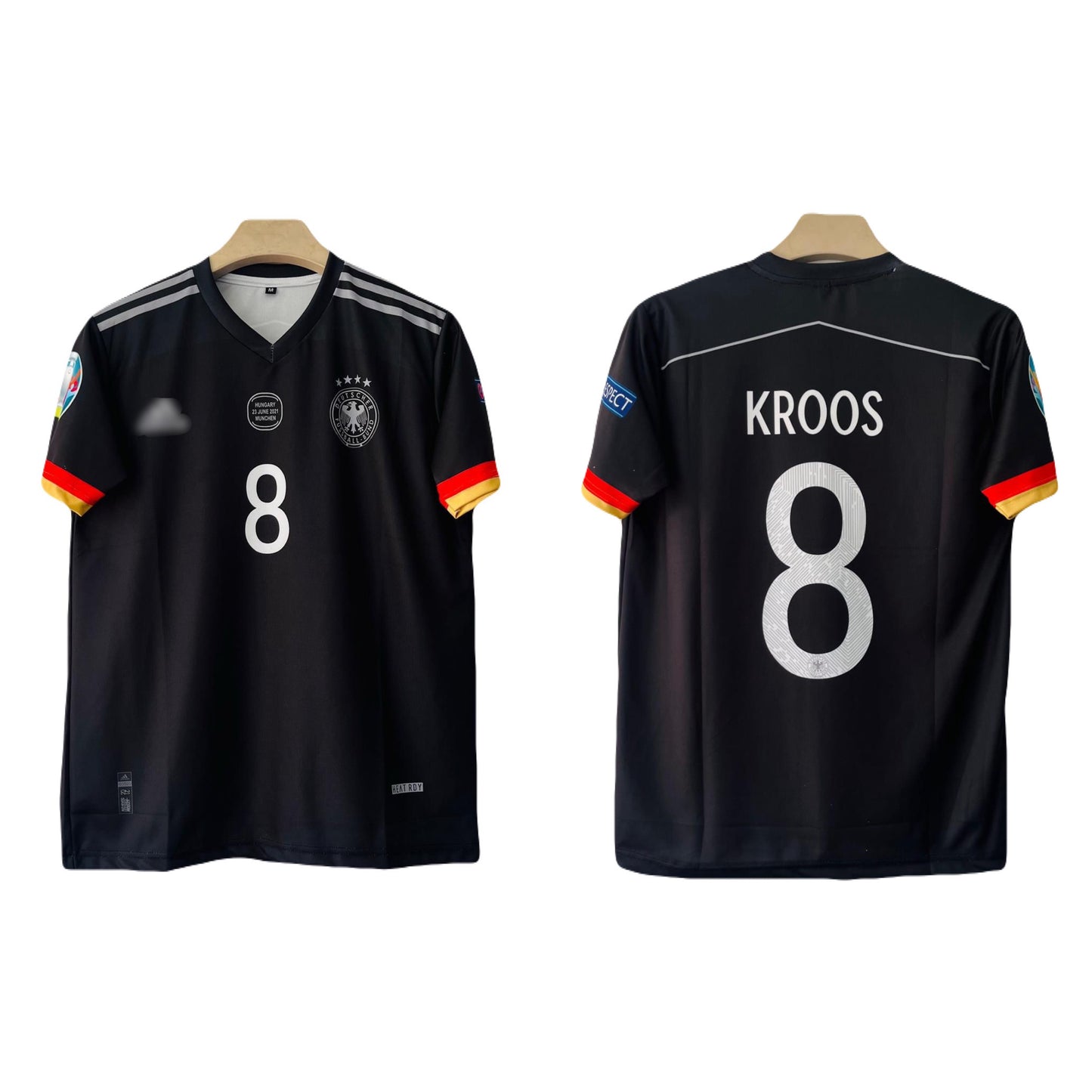 Germany 2021 Euro Away  Kit Kroos Half Sleeve - Ms Retro Store