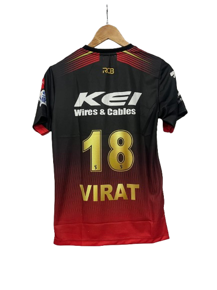 IPL 2025 RCB  virat kholi jersey Half sleeve - ms retro store