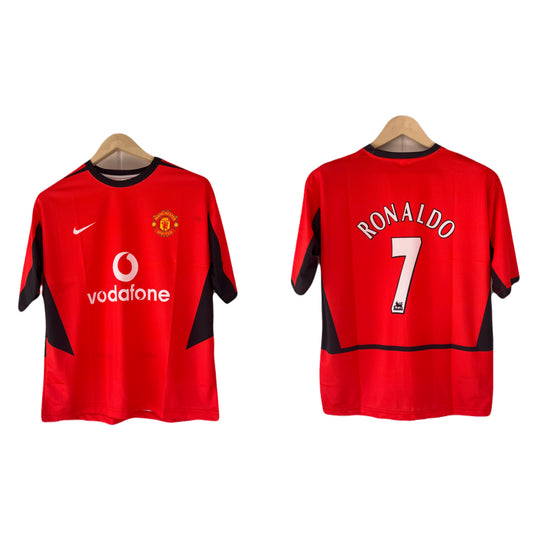 Manchester united 2006-07 home Ronaldo  Five Sleeve Sublimation - Ms Retro Store