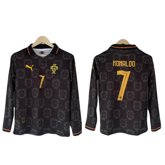 Portugal 2026 ‘Pantera‘Special edition kit Ronaldo Full Sleeve - P1160  Ms Retro Store