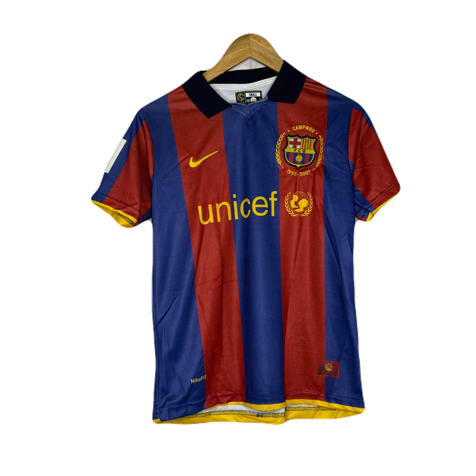 Fc Barcelona Messi 19 Home Kit Half Sleeve - P780 - Ms Retro Store