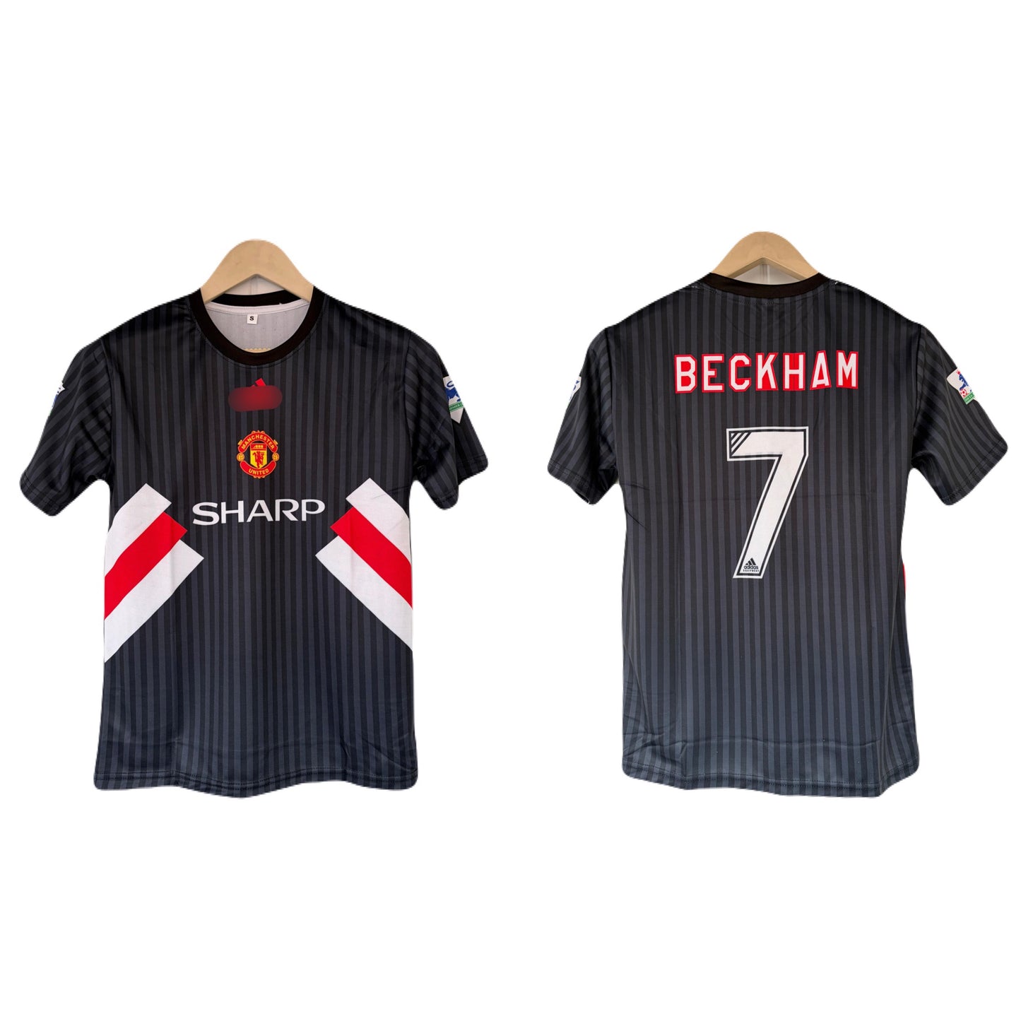 Manchester united 2000/2001 Beckham Half Sleeve Sublimation Jersey - P1599 Ms Retro Store