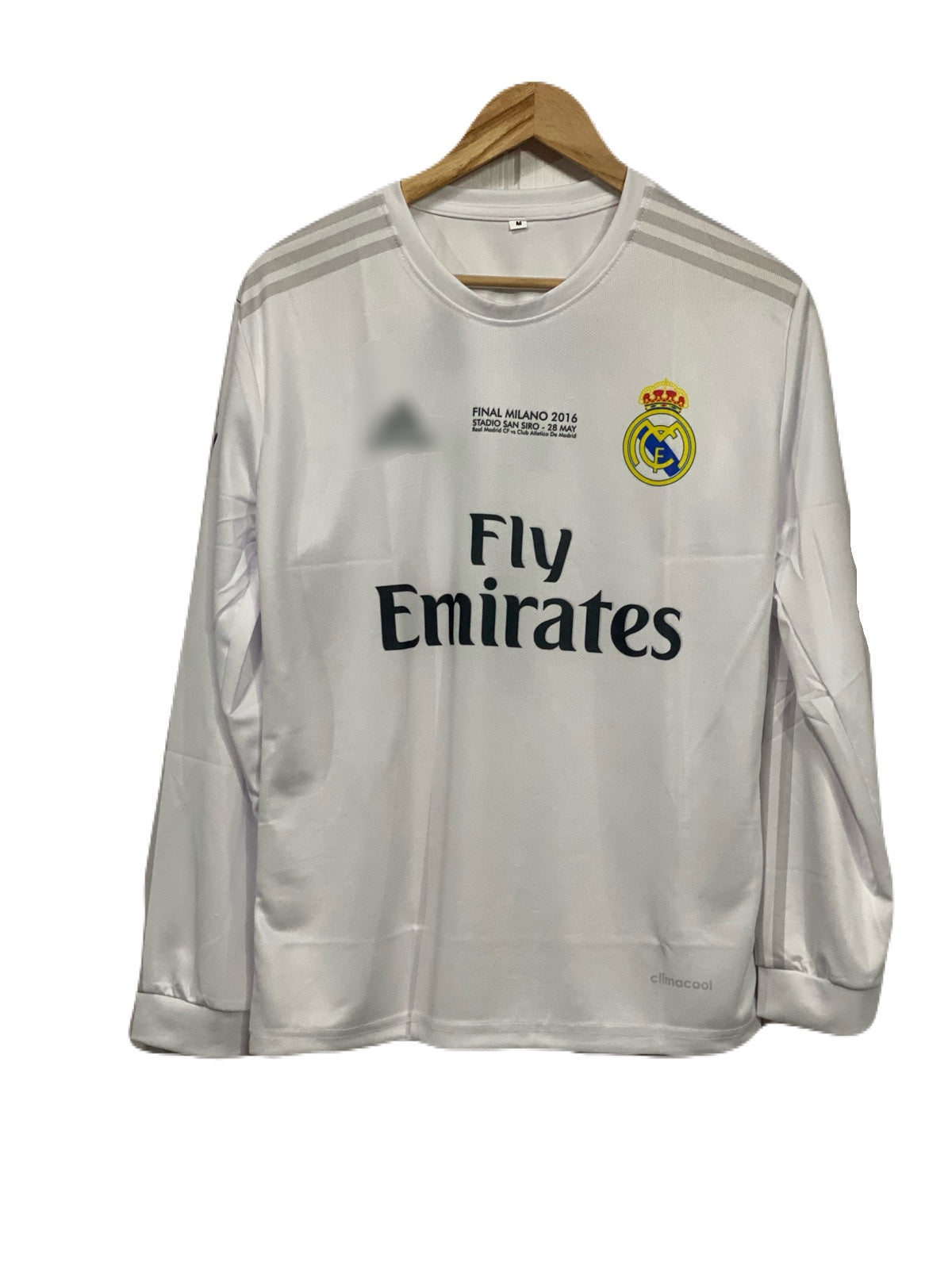Real Madrid 2015-16 champions league final kit Ronaldo Full sleeve - Ms Retro Store
