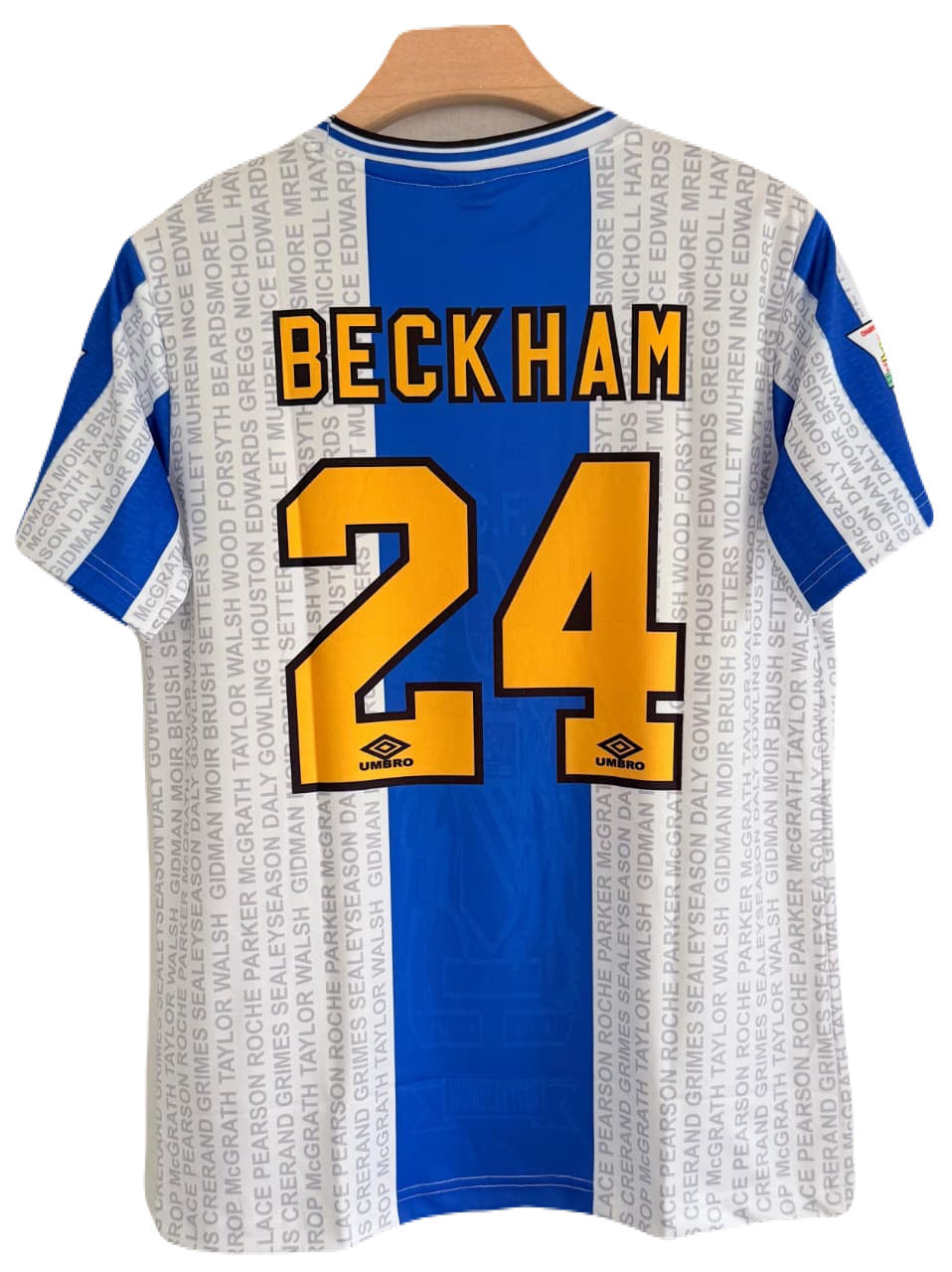 Beckham manchester united Half Sleeve embroidery jersey - P2171