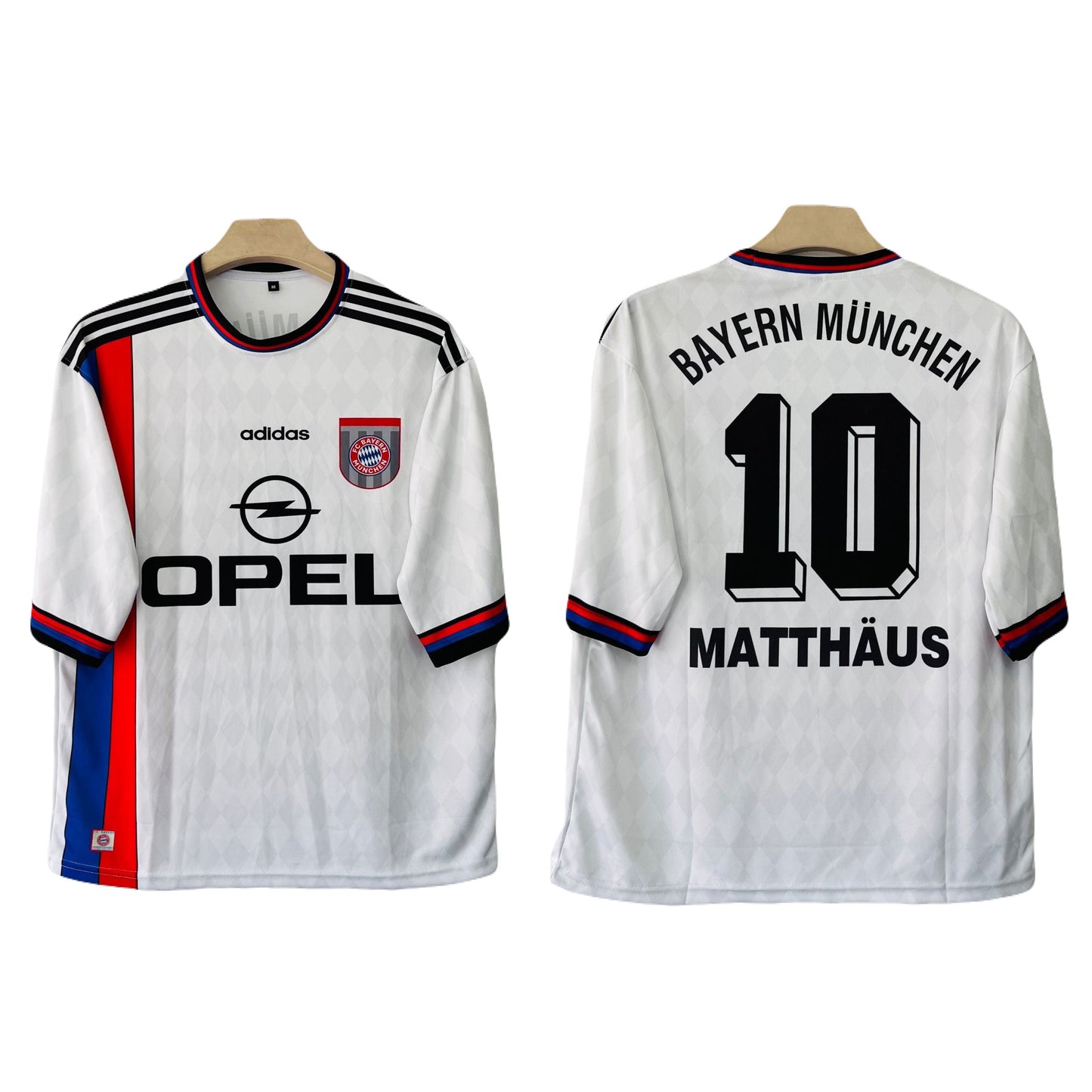 Bayern Munich 1996-98 Away kit Matthaus Five sleeve - Ms Retro Store