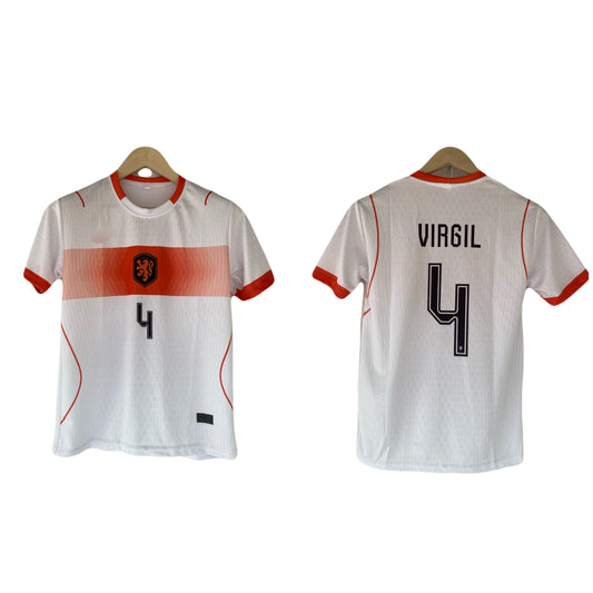 Van Dijk Netherlands 2026 World Cup Away kit  Half Sleeve Sublimation - P1880