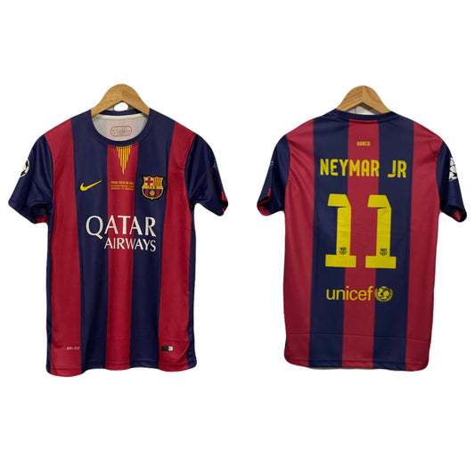 Barcelona 2014-15 Home kit Neymar jr Half sleeve - P201 -