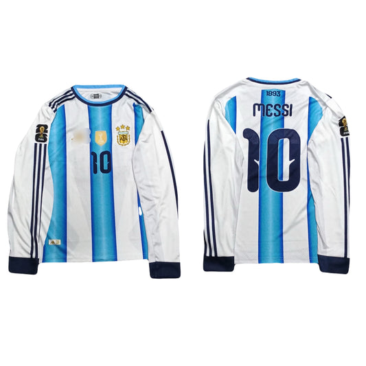 Argentina 2026 World Cup Messi full sleeve Embroidery Jersey - ms retro store