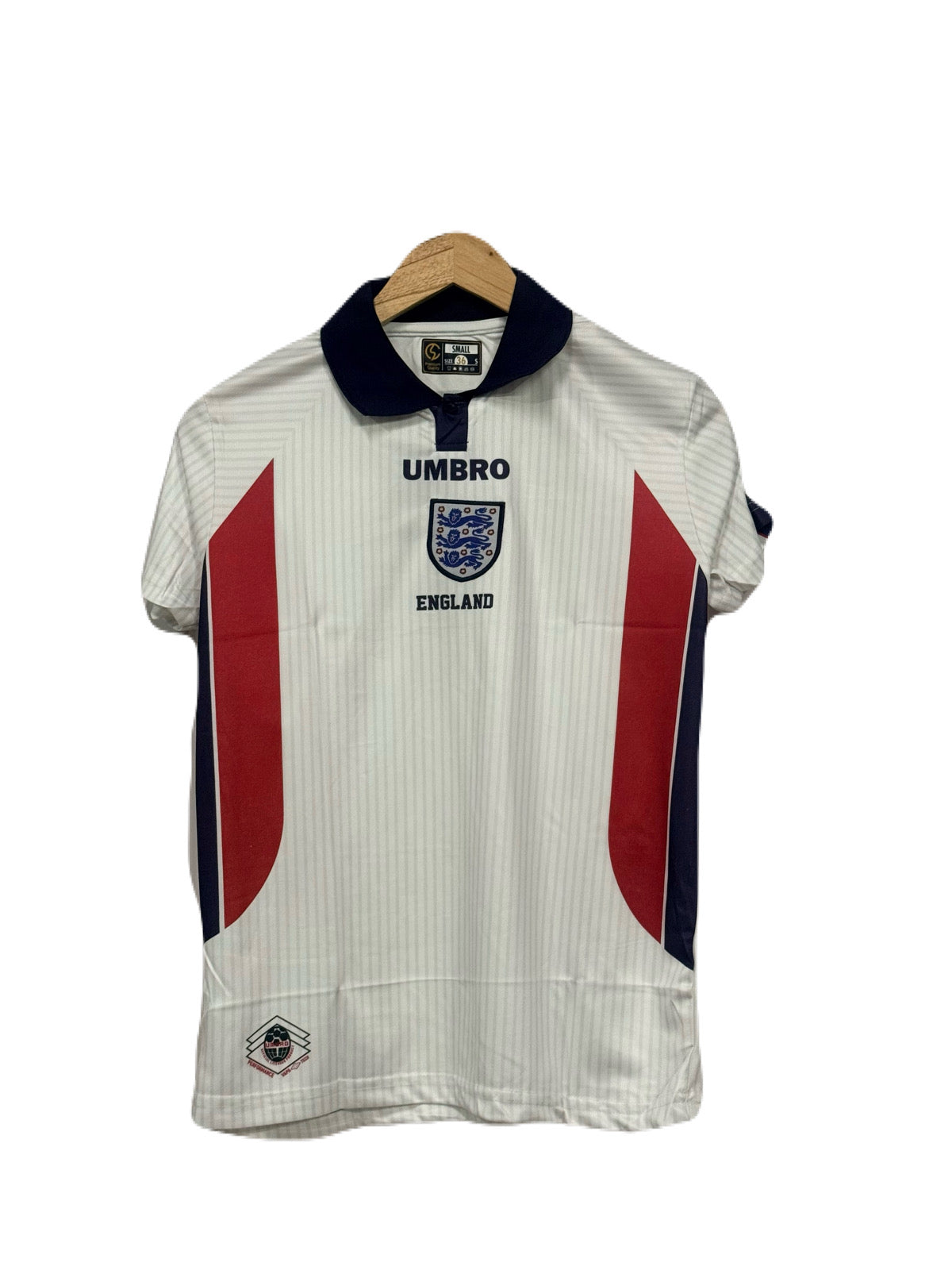 England retro 1997-98 Home kit Plain Back Half sleeve - Ms Retro Store