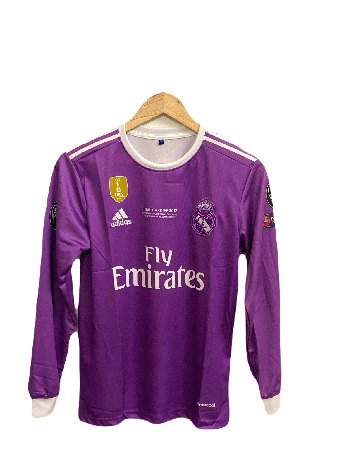Ronaldo purple real madrid premium full sleeve - ms retro store