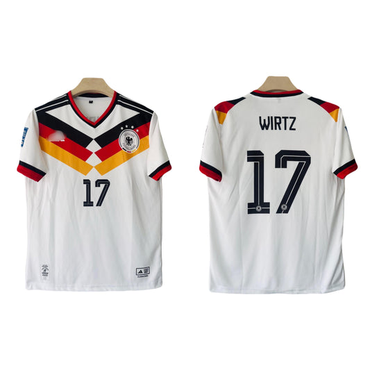 Germany 2026 Home Kit Wirtz Half Sleeve - Ms Retro Store