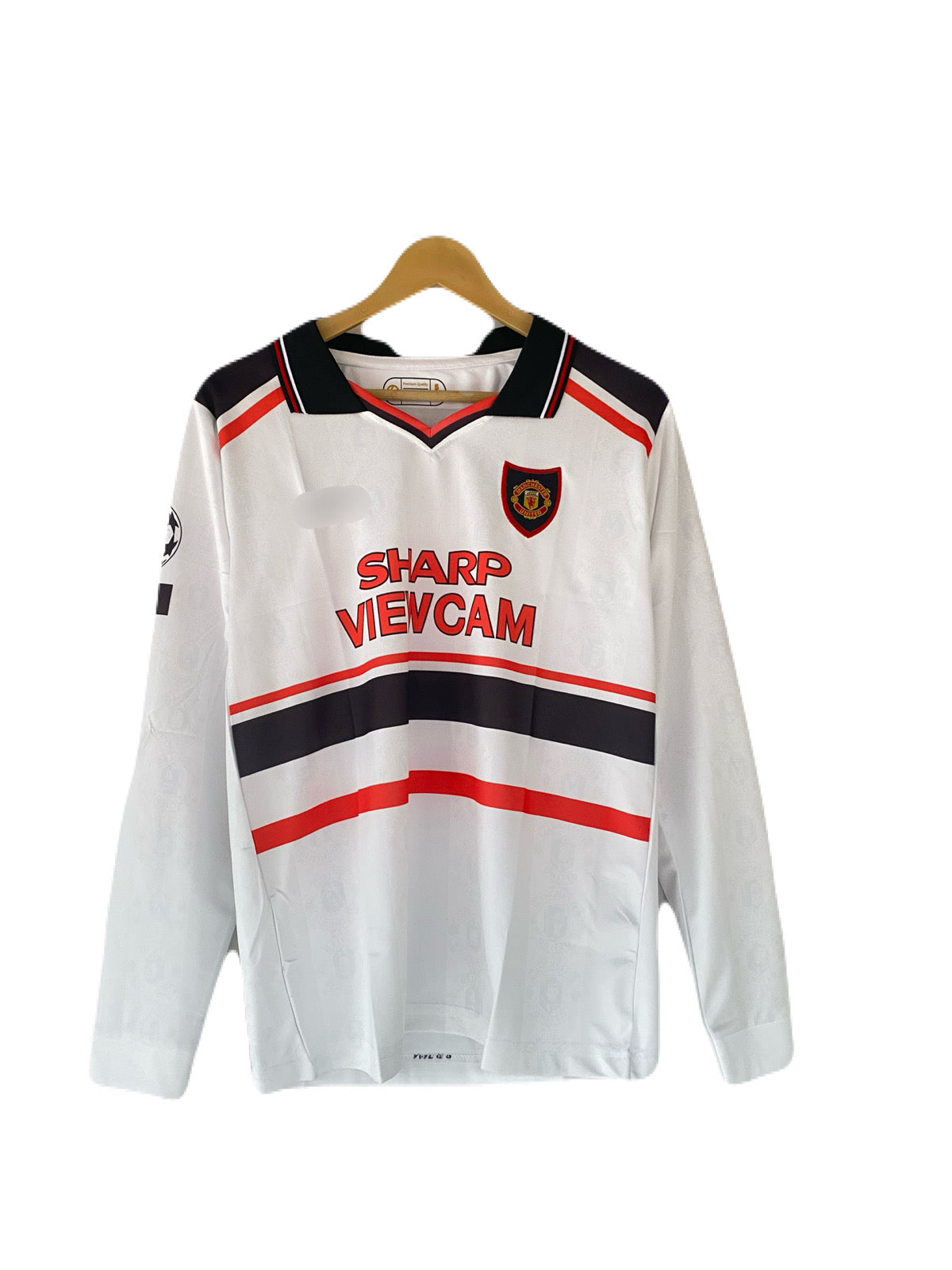 Manchester United Beckham Embroidery Full Sleeve Collar - P2746
