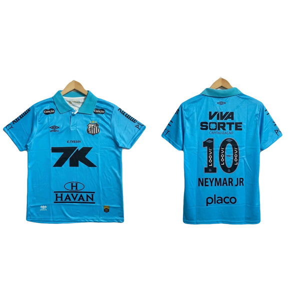 Santos 2026 third kit Neymar collar embroidery -  ms retro store