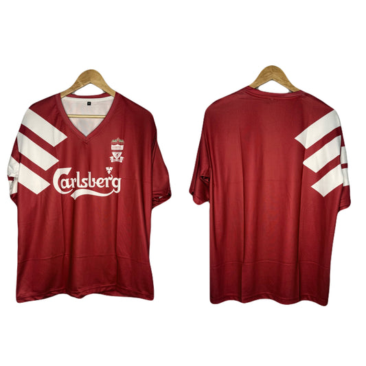 Liverpool Fc 1992-93 Home kit Back Plain  Five Sleeve - Ms Retro Store