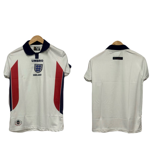 England retro 1997-98 Home kit Plain Back Half sleeve - Ms Retro Store