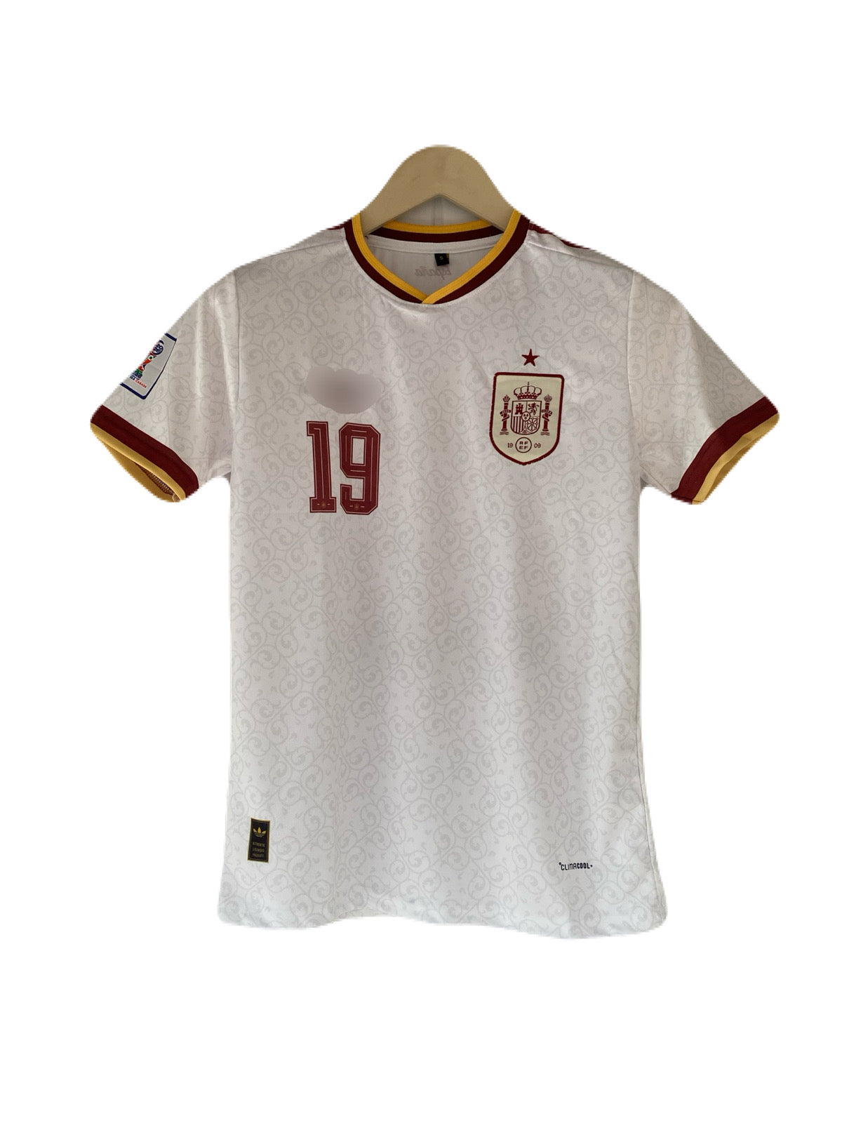 Yamal Spain 2026 World Cup Home Half Sleeve crew neck embroidery Jersey -