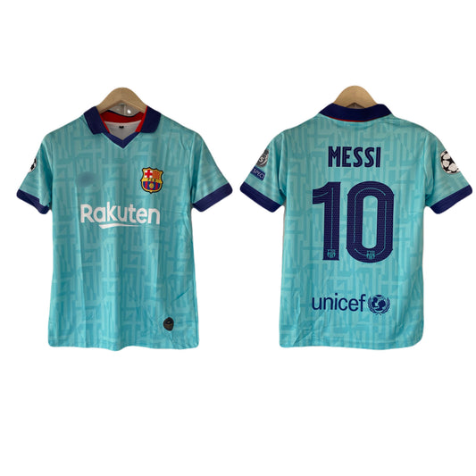 Messi Barcelona half sleeve collar sublimation jersey - P2183