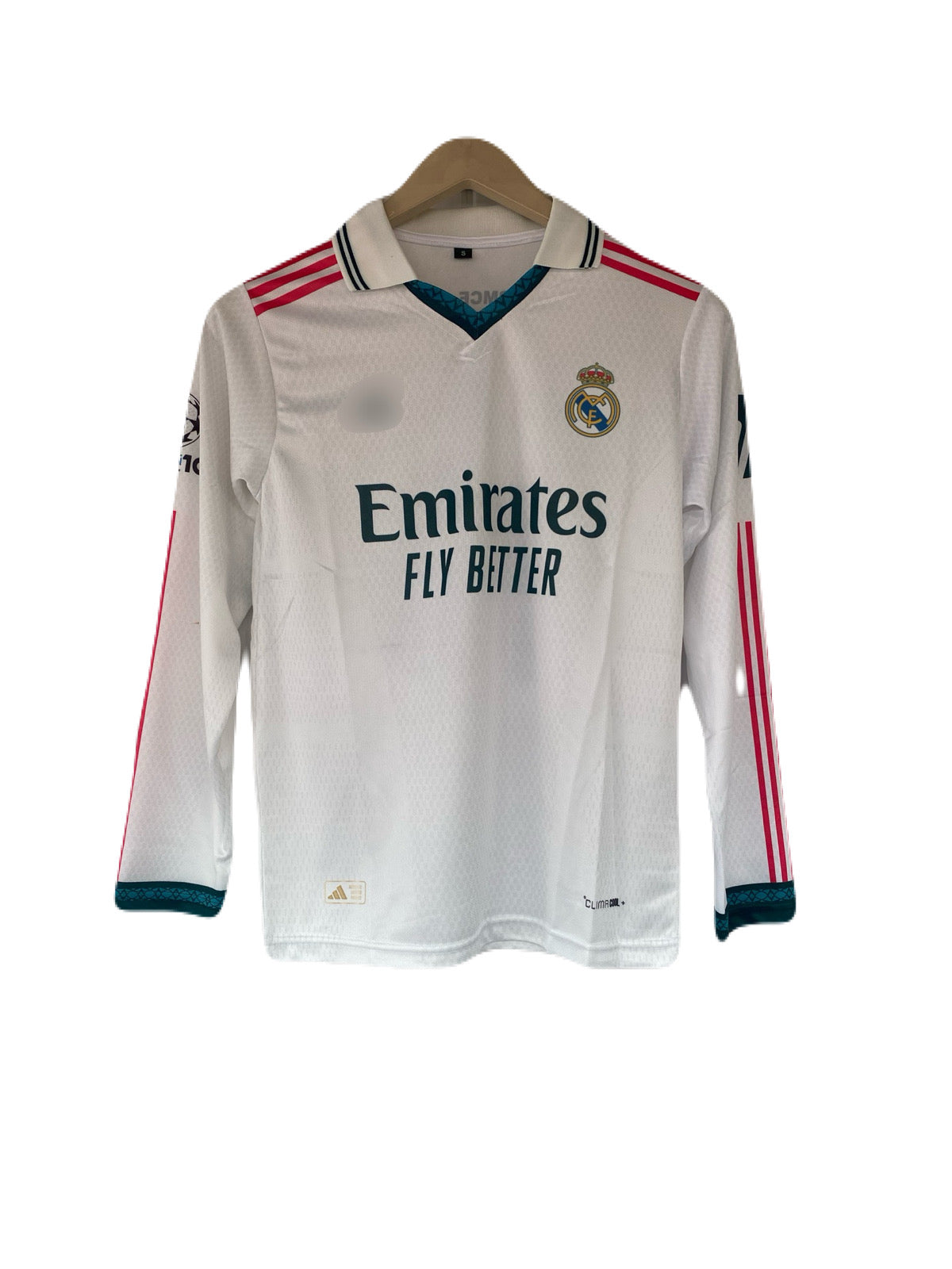 Mbappe Real Madrid 2026-27 home kit full sleeve Collar Sublimtion - P2532