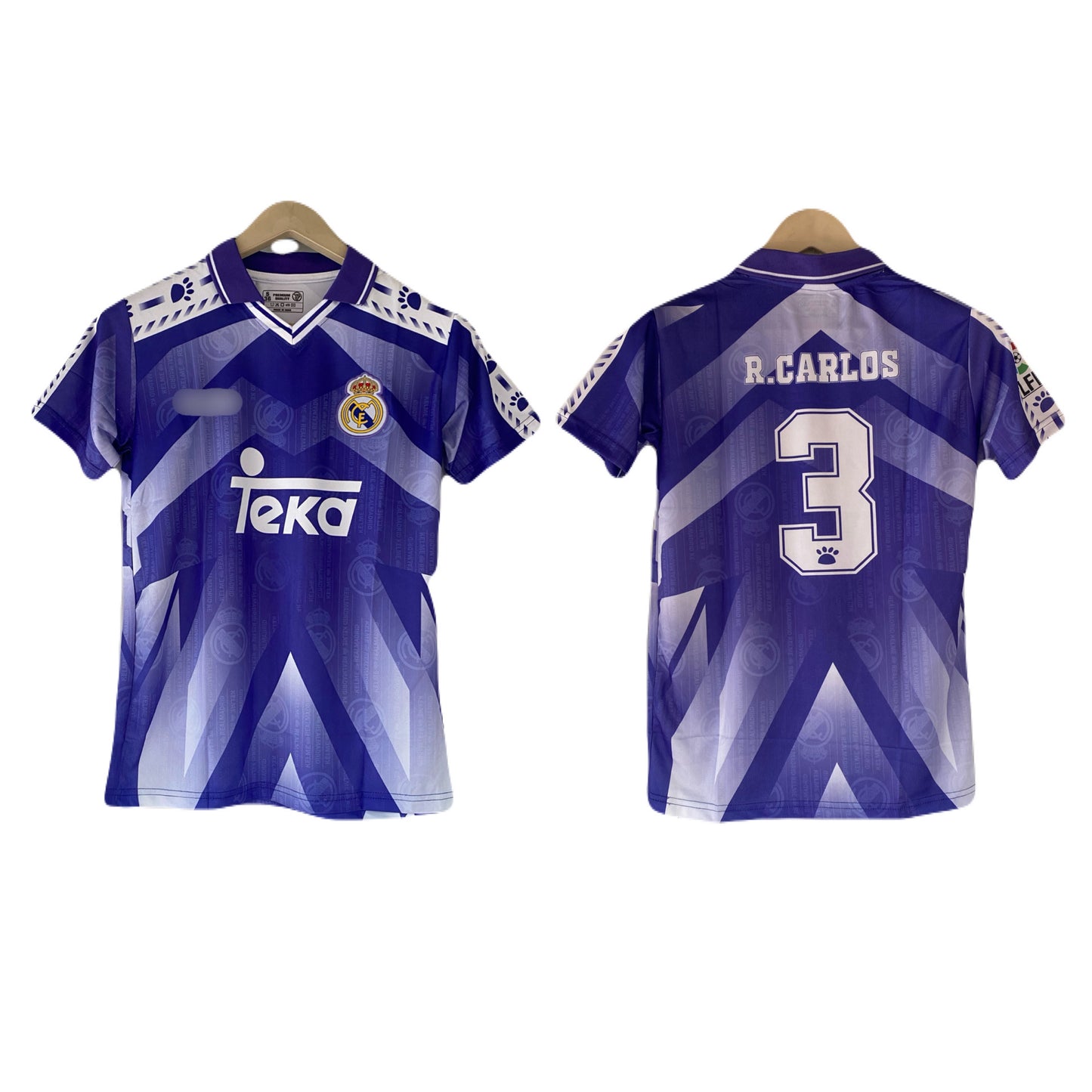 Carlos Real Madrid Kit Half Sleeve collar type embroidery - P2056