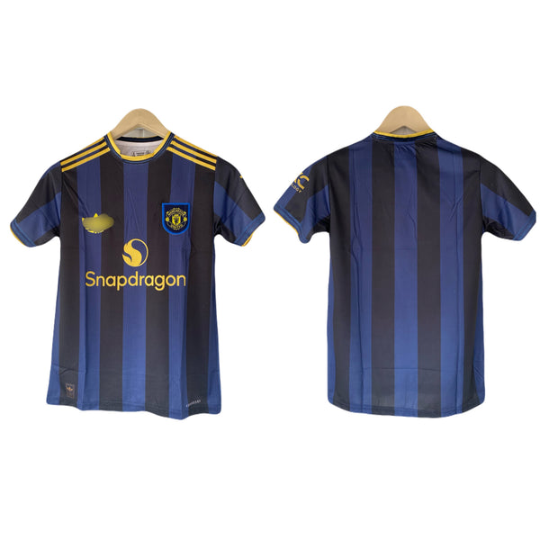 Manchester united Plain back Half Sleeve embroidery jersey - P2085