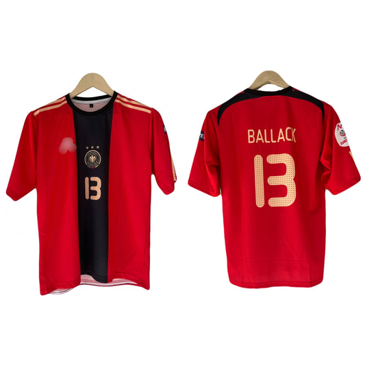Germany 2005-07 Ballack Five sleeve Roundneck Sublimation- Ms Retro Store
