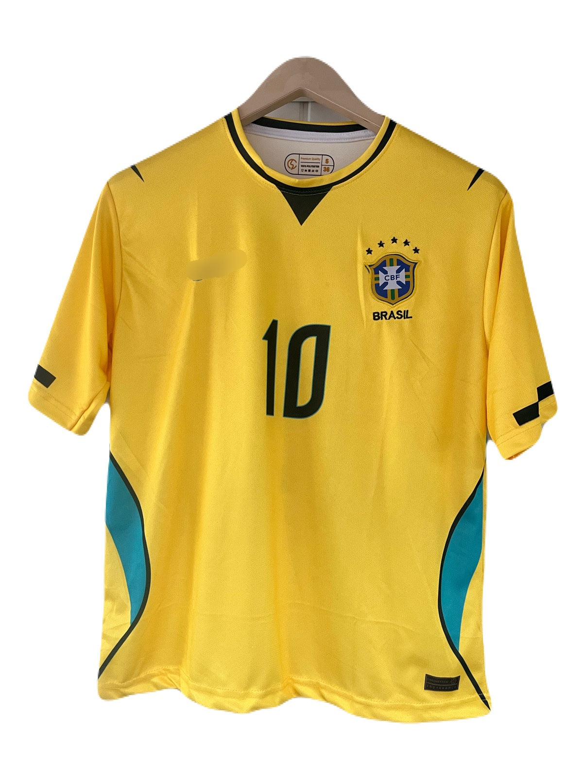 Neymar Brazil Home 2026 Five sleeve Embroidery Jersey - P2042