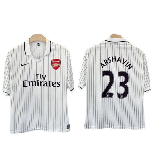 Arsenal 2009-10 Third kit Arshavin Five sleeve - Ms Retro Store