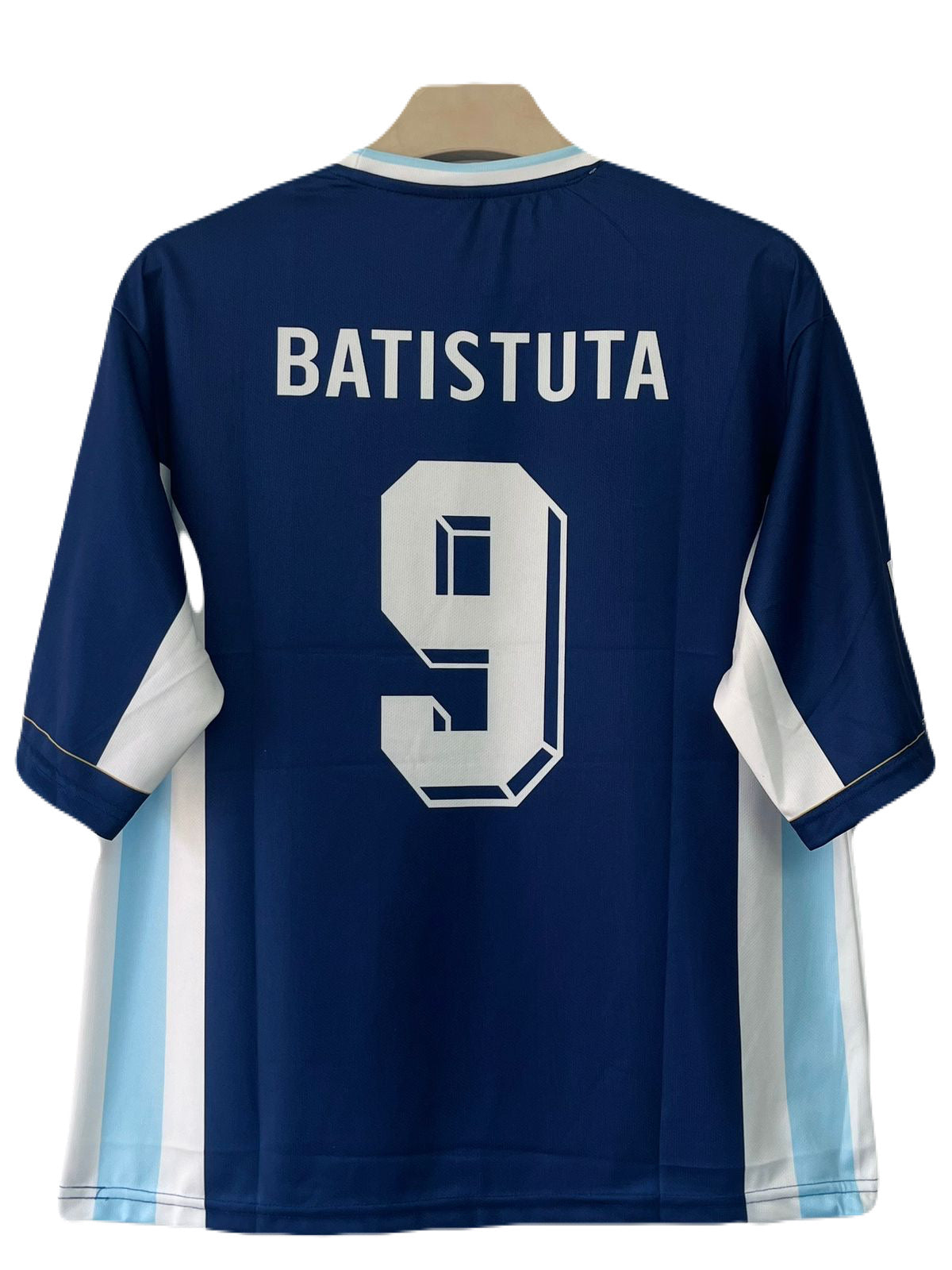 Argentina 1998 Away Kit Batistuta Five Sleeve - Ms Retro Store