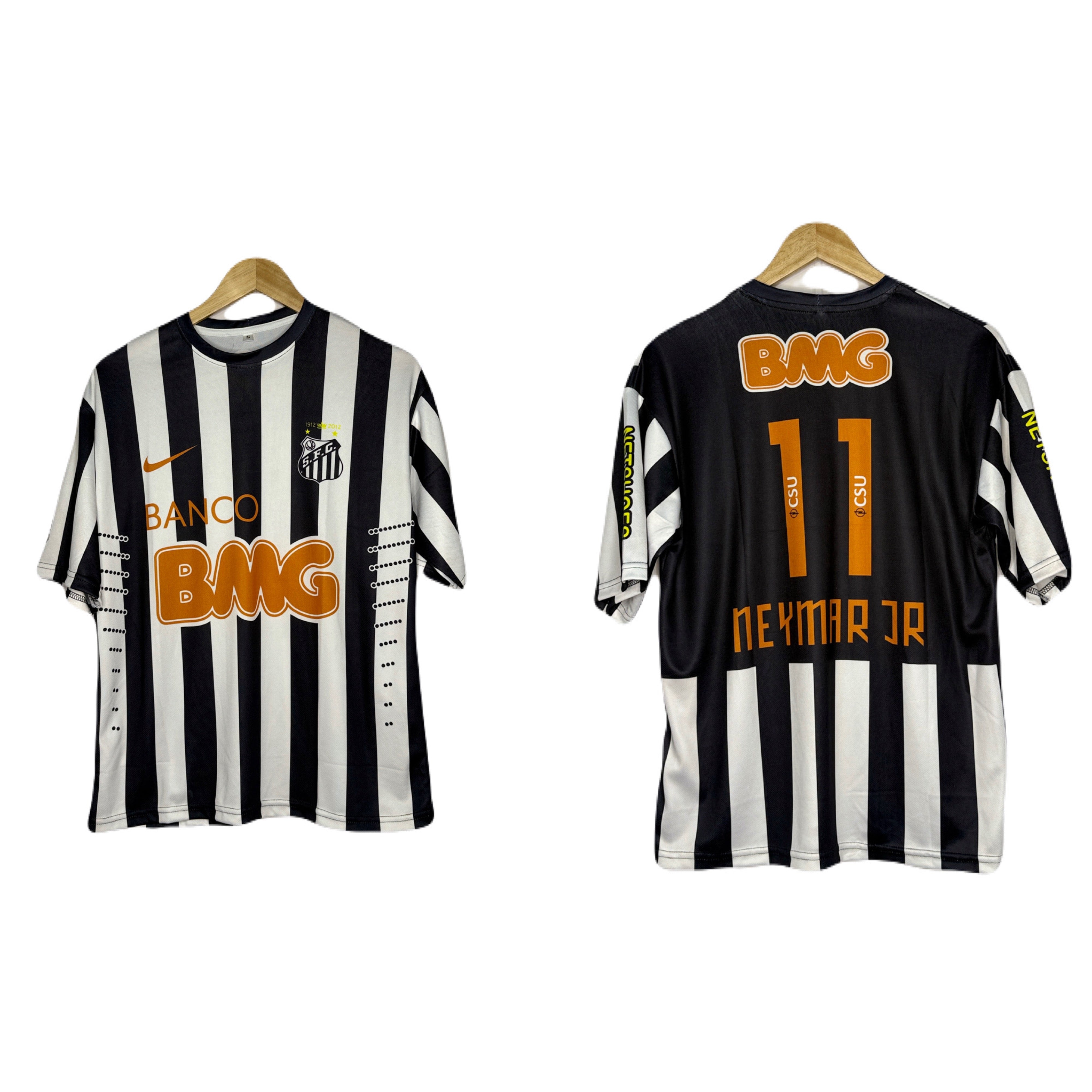 Santos Home Kit Neymar Jr Five Sleeve - P1028 Ms Retro Store – MS