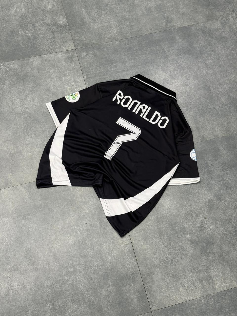Ronaldo Real Madrid Away 2006  Edition Premium Quality Collar Five Sleeve Sublimation Jersey - P2619